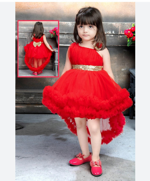 Baby proud high & Low party wear dress